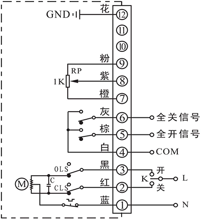 DCL 华易执行器D型接口图